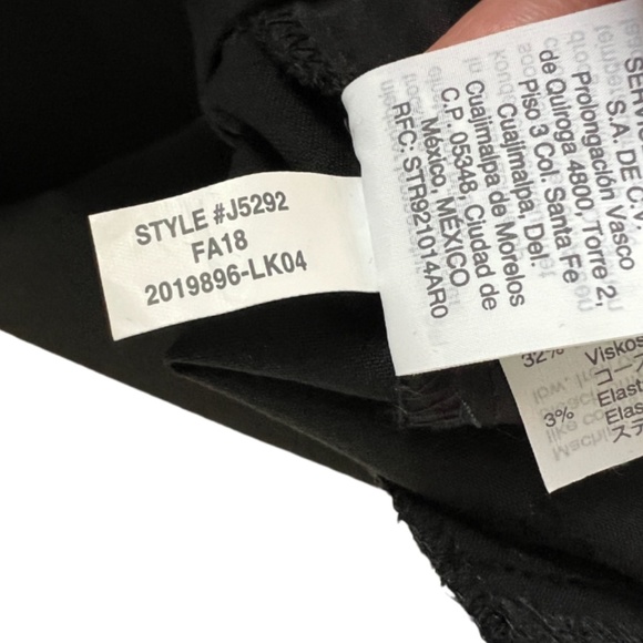 J Crew Mercantile Slim Ankle Black Pants Size 4 - Picture 13 of 15